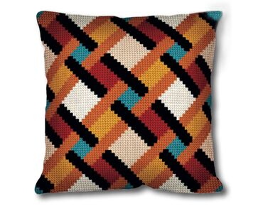 Geometrisch borduurkussen 2 - SEG de Paris borduurpakket | borduurpakketten | hobbygigant.nl