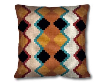 Geometrisch borduurkussen 4 - SEG de Paris borduurpakket | borduurpakketten | hobbygigant.nl