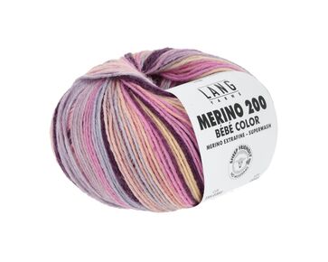 Lang Yarns Merino 200 Bébé Color 385 | 100% Merino extra fijn | Babygaren | hobbygigant.nl