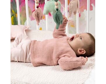 Babytruitje breien - Lang Yarns Baby Cotton breipakket