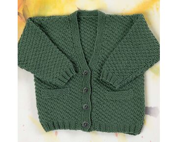 Baby vestje blokpatroon breien - Lang Yarns Baby Cotton breipakket | hobbyigant.nl