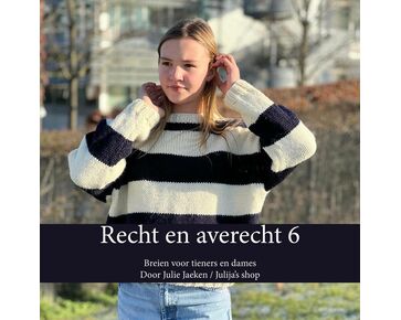Recht en Averecht 6 - breien voor tieners en dames | breiboeken | hobbygigant.nl