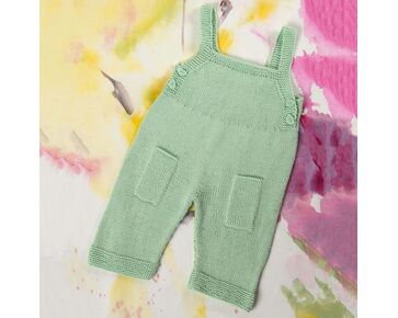 Baby tuinbroekje breien - Lang Yarns Baby Cotton breipakket | hobbyigant.nl