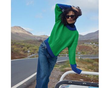 Damestrui Davina breien - Lang Yarns Poseidon breipakket | hobbygigant.nl