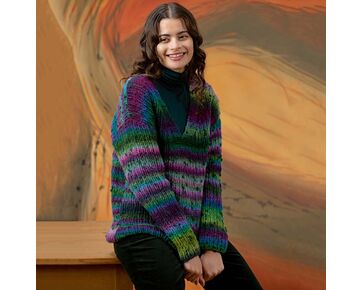 Damestrui Anna breien - Lang Yarns Cloud Tweed breipakket| hobbygigant.nl