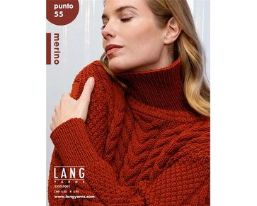 Punto 55 Merino - Lang Yarns breiboek | dames en heren breipatronen | hobbygigant.nl
