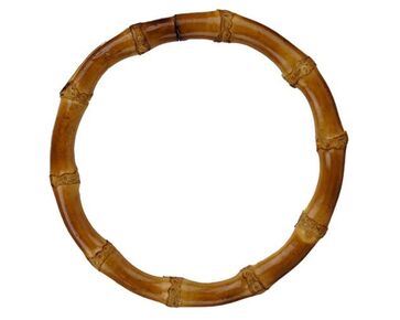 Tas handvat bamboe 12 cm - 2 stuks | tas bodems en handvatten | hobbygigant.nl