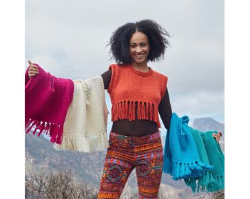 Korte spencer breien - Lang Yarns Memory breipakket | hobbygiagnt.nl