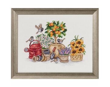 Sinaasappel boompje - Permin telpakket | borduurpakketten | hobbygigant.nl