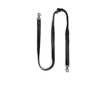 Muud Caia zwart - leren schouderband | Muud Collectie | hobbygigant.nl