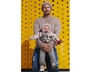 Herentrui met sjaalkraag breien - Novita Wonder Wool breipakket | hobbygigant.nl