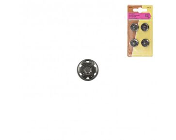 Opnaaibare Drukknopen 19 mm zwart - 3 stuks | hobbygigant.nl