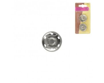 Opnaaibare Drukknopen 30 mm zilver | hobbygigant.nl