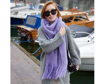 Fiona sjaal breien - Novita Hehku breipakket | hobbygigant.nl