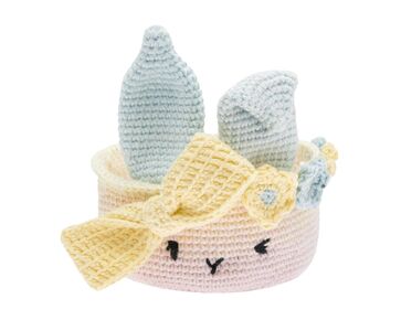 Ricorumi paasmandje konijn haakpakket - Pastel | Pasen haken | hobbygigant.nl