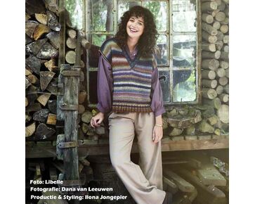Oversized spencer breien - Lang Yarns Cloud breipakket | Libelle breipakket | hobbygigant.nl