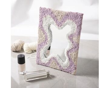 Punchpakket spiegel - Creativ Company DIY pakket | macramé pakketten | hobbygigant.nl