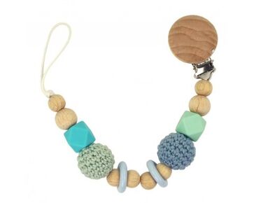 Speenkoord haken 2 stuks blauw - Durable haakpakket | hobbygigant.nl