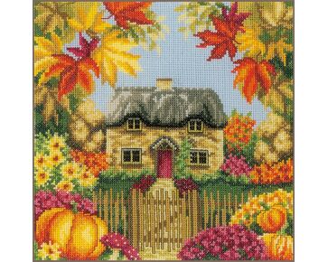 Herfst - 4 seizoenen telpatroon - Vervaco borduurpakket | borduurpakketten | hobbygigant.nl