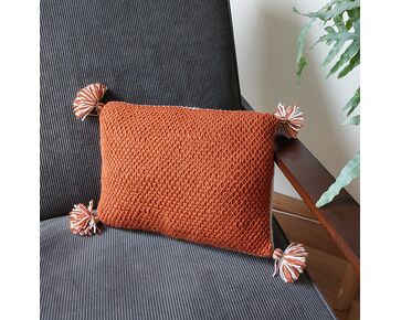 Tunisch gehaakt kussen Noortje - Hobby Gigant haakpakket | hobbygigant.nl