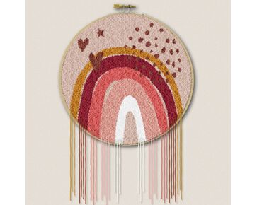 Roze regenboog punchen -  ReStyle punchpakket | hobbygigant.nl