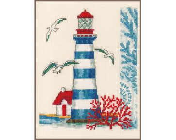 Vuurtoren borduren - telpatroon - Vervaco borduurpakket | hobbygigant.nl