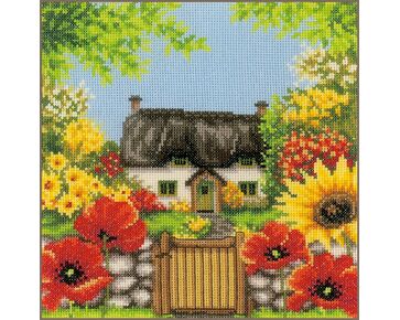 Zomer - 4 seizoenen telpatroon - Vervaco borduurpakket | borduurpakketten | hobbygigant.nl