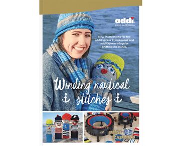 Addi Express breiboek - Winding nautical stitches | Addi Express breimachine | hobbygigant.nl