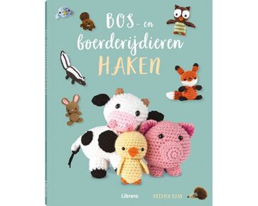 Bos- en boerderijdieren haken - Kristen Rask | amigurumi en knuffels | hobbygigant.nl