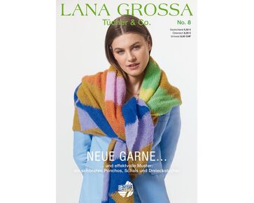 Lana Grossa Tücher & Co no. 08 | breipatronen sjaals en omslagdoeken | hobbygigant.nl