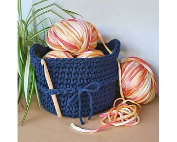 Mandje haken - Durable Braided haakpakket | hobbygigant.nl