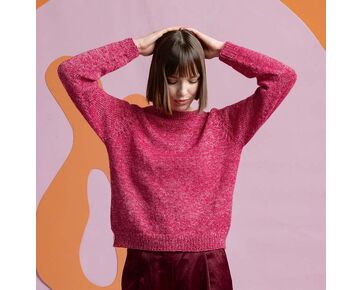 Trui Carsta top down breien - Lang Yarns breipakket | hobbygigant.nl