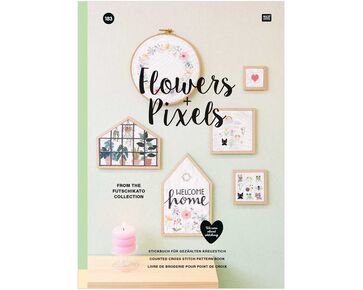 Flowers + Pixels borduurboekje 183 - Rico Design | borduurpatronen | hobbygigant.nl