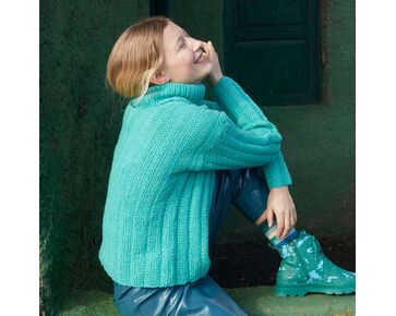 Coltrui met reliëf breien - Wooladdicts Honesty breipakket | hobbygigant.nl