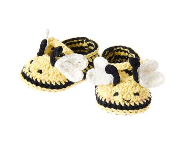 Baby slofjes bijtjes haken - Rico Design haakpakket | hobbygigant.nl