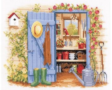 Mijn tuinhuisje borduren - Vervaco borduurpakket | hobbygigant.nl