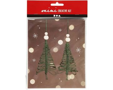 Kersthanger kerstboom macramé pakket - Creativ Company | hobbygigant.nl