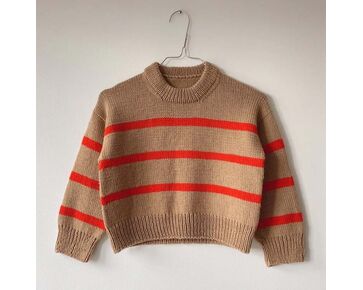 Kindertrui Marseille breien - PetiteKnit breipakket