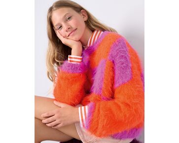 Geblokte kindertrui breien - Lana Grossa Basta breipakket | hobbygigant.nl