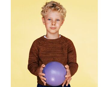 Stoere kindertrui breien - Big Vintage breipakket | hobbygigant.nl