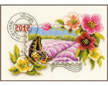 Groeten uit de Provence borduren - Vervaco borduurpakket | hobbygigant.nl