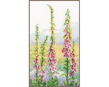 Vingerhoedskruid in ochtendlicht borduren - Vervaco borduurpakket | hobbygigant.nl