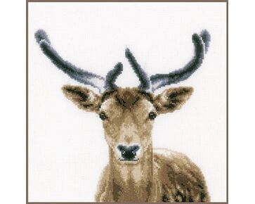 Edelhert borduren - Vervaco borduurpakket | hobbygigant.nl