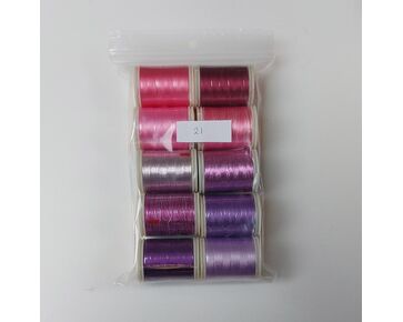 Wonderfil set 21 - 10 klosjes naaigaren