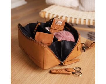 Muud set 'Four Corners' - Lederen tas met etuis | hobbygigant.nl