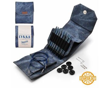 Lykke indigo verwisselbare rondbreinaalden starter set 5'' | hobbygigant.nl