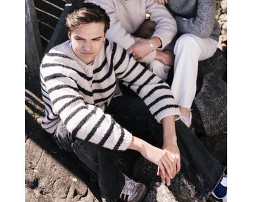 Gestreepte herentrui Halaus - Novita breipakket | hobbygigant.nl