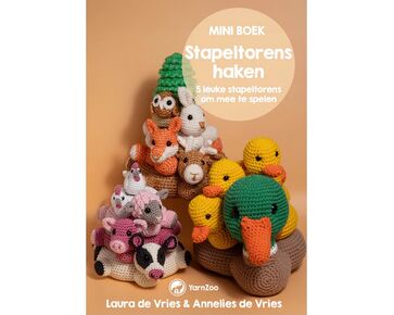 Mini boek stapeltorens haken - Yarnzoo haakboek | hobbygigant.nl