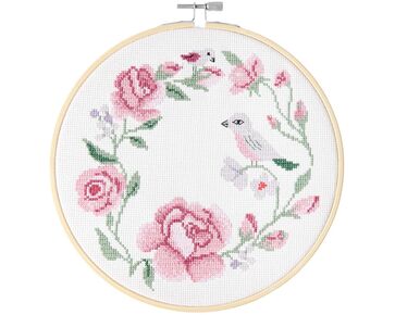 Borduurpakket Rozenkrans - Rico Design | hobbygigant.nl