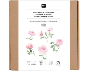 Stick & Stitch Kit Rozen - Rico Design | hobbygigant.nl